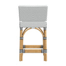 Serienna 24.5 in. Seat Height Rectangular  Rattan Low Back Counter Stool by Butler Specialty Company