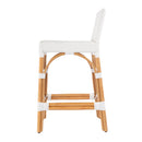 Serienna 24.5 in. Seat Height Rectangular  Rattan Low Back Counter Stool by Butler Specialty Company