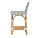 Serienna 24.5 in. Seat Height Rectangular  Rattan Low Back Counter Stool by Butler Specialty Company