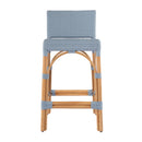 Serienna 24.5 in. Seat Height Rectangular  Rattan Low Back Counter Stool by Butler Specialty Company
