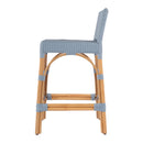 Serienna 24.5 in. Seat Height Rectangular  Rattan Low Back Counter Stool by Butler Specialty Company