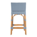 Serienna 24.5 in. Seat Height Rectangular  Rattan Low Back Counter Stool by Butler Specialty Company