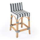 Serienna 24.5 in. Seat Height Rectangular  Rattan Low Back Counter Stool by Butler Specialty Company