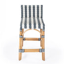 Serienna 24.5 in. Seat Height Rectangular  Rattan Low Back Counter Stool by Butler Specialty Company