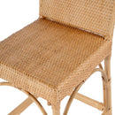 Serienna 24.5 in. Seat Height Rectangular  Rattan Low Back Counter Stool by Butler Specialty Company
