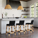 Serienna 24.5 in. Seat Height Rectangular  Rattan Low Back Counter Stool by Butler Specialty Company