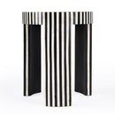 Rimma 18 in. W Round Bone Inlay 3 Leg Modern Side Table by Butler Specialty Company