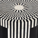 Rimma 18 in. W Round Bone Inlay 3 Leg Modern Side Table by Butler Specialty Company