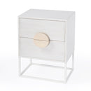 Lennasa 17.75 in. W Rectangular Wood 2 Drawer Nightstand by Butler Specialty Company