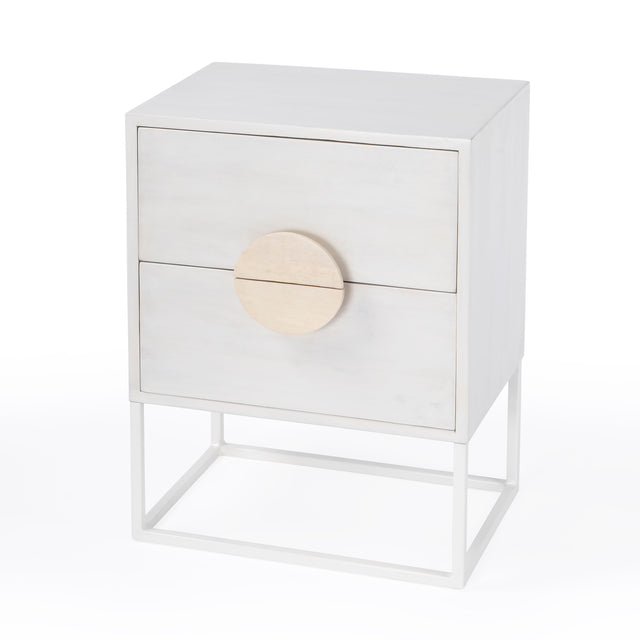 Lennasa 17.75 in. W Rectangular Wood 2 Drawer Nightstand by Butler Specialty Company