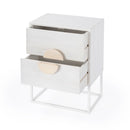 Lennasa 17.75 in. W Rectangular Wood 2 Drawer Nightstand by Butler Specialty Company