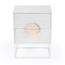 Lennasa 17.75 in. W Rectangular Wood 2 Drawer Nightstand by Butler Specialty Company