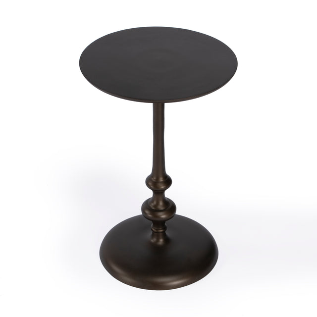 Ivanna 11.75 in. W Round All Metal Pedestal Base End Table by Butler Specialty Company