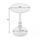 Ivanna 11.75 in. W Round All Metal Pedestal Base End Table by Butler Specialty Company