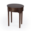 Alinia 18.5 in. W Oval Wood 1 Drawer End Table by Butler Specialty Company