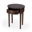 Alinia 18.5 in. W Oval Wood 1 Drawer End Table by Butler Specialty Company