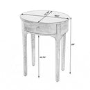 Alinia 18.5 in. W Oval Wood 1 Drawer End Table by Butler Specialty Company