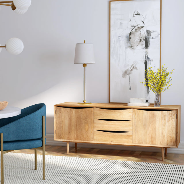 Leonidin 67 in. W Rectangular Wood 3 Drawer 2 Door Sideboard/Server by Butler Specialty Company