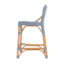Creanly 25.25 in. Seat Height Rectangular Rattan Counter Stool with Back by Butler Specialty Company