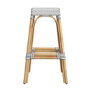 Robias 30 in. Seat Height Rectangular Rattan Backless Bar Stool by Butler Specialty Company
