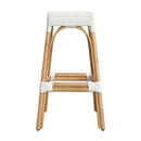 Robias 30 in. Seat Height Rectangular Rattan Backless Bar Stool by Butler Specialty Company