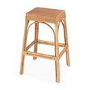 Robias 30 in. Seat Height Rectangular Rattan Backless Bar Stool by Butler Specialty Company