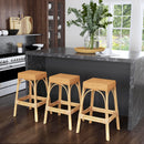 Robias 30 in. Seat Height Rectangular Rattan Backless Bar Stool by Butler Specialty Company