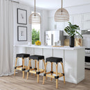 Robias 30 in. Seat Height Rectangular Rattan Backless Bar Stool by Butler Specialty Company