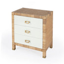 Corfu 25 in. W Rectangular Rattan 3 Drawer Nightstand by Butler Specialty Company