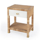 Corfu 24 in. W Rectangular Rattan 1 Drawer Nightstand with Lower Open Shelf by Butler Specialty Company