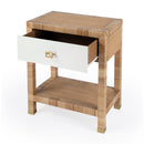 Corfu 24 in. W Rectangular Rattan 1 Drawer Nightstand with Lower Open Shelf by Butler Specialty Company
