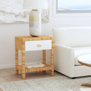 Corfu 24 in. W Rectangular Rattan 1 Drawer Nightstand with Lower Open Shelf by Butler Specialty Company