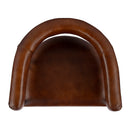 Dallas 28.5 in. Seat Height Leather and Metal Bar Stool by Butler Specialty Company
