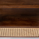 Vardo 16 in. W Rectangular Cane 1 Drawer Nightstand with Top Open Shelf by Butler Specialty Company