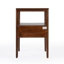 Vardo 16 in. W Rectangular Cane 1 Drawer Nightstand with Top Open Shelf by Butler Specialty Company