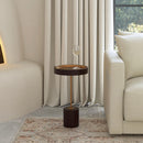 Shen 12 in. W Round Pedestal Side Table by Butler Specialty Company