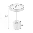 Shen 12 in. W Round Pedestal Side Table by Butler Specialty Company