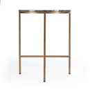 Caty 18.25 in. W Round Marble and Metal End Table by Butler Specialty Company