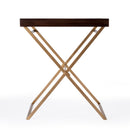 Emma 23.75 in. W Rectangular Wood and Metal Removeable Top Foldable Tray Side Table by Butler Specialty Company