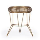 Allen 15 in. W Round Metal Decorative Wire Side Table by Butler Specialty Company