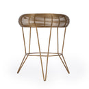 Allen 15 in. W Round Metal Decorative Wire Side Table by Butler Specialty Company