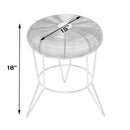 Allen 15 in. W Round Metal Decorative Wire Side Table by Butler Specialty Company