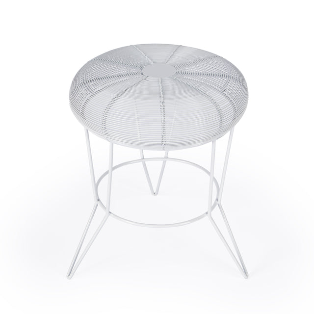 Allen 15 in. W Round Metal Decorative Wire Side Table by Butler Specialty Company