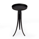 Monique 12 in. W Round Metal Pedestal Side Table by Butler Specialty Company