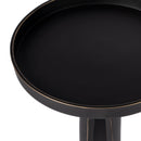 Monique 12 in. W Round Metal Pedestal Side Table by Butler Specialty Company