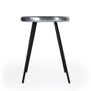 Midway 18 in. W Round Metal Aviator Themed Side Table by Butler Specialty Company