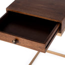 Alec 13.75 in. W Rectangular Wood and Metal 1 Drawer C-Shaped End Table by Butler Specialty Company