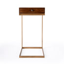 Alec 13.75 in. W Rectangular Wood and Metal 1 Drawer C-Shaped End Table by Butler Specialty Company