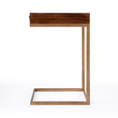 Alec 13.75 in. W Rectangular Wood and Metal 1 Drawer C-Shaped End Table by Butler Specialty Company