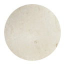 Danielle 44 in. W Round Marble and Wood Pedestal Dining Table by Butler Specialty Company